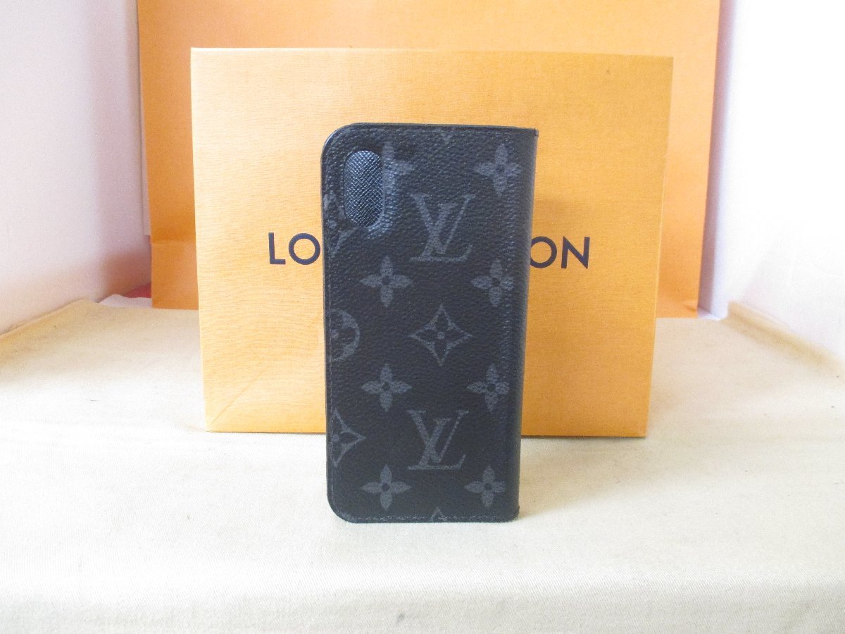 本物保証【即決で送料無料】エクリプス/iPhoneX/XS/フォリオ/アイフォンケース/スマホ/M63446/手帳型/ヴィトンの正規品