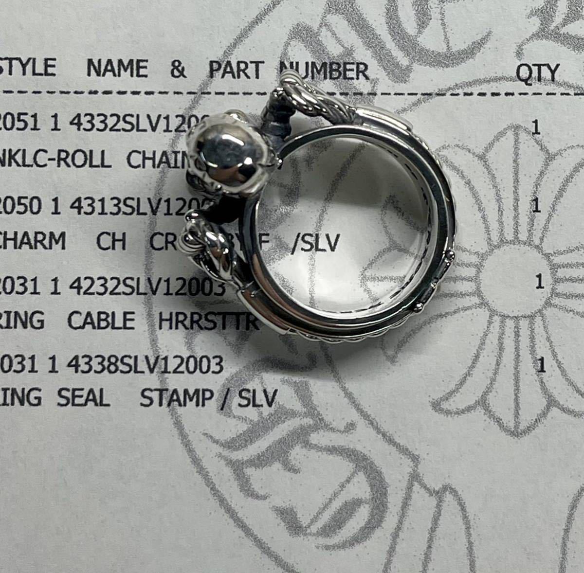 クロムハーツ FOTI HARRIS TEETER CABLE RING フォティハリスティー
