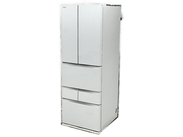 引取限定】TOSHIBA GR-M510FW ZW ノンフロン冷蔵庫 2018年製 509L