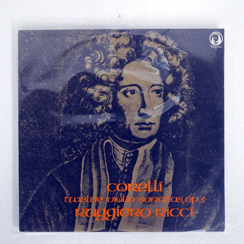 英 RUGGIERO RICCI/CORELLI:TWELVE VIOLIN SONATAS OP. 5/PYE TPLS13058