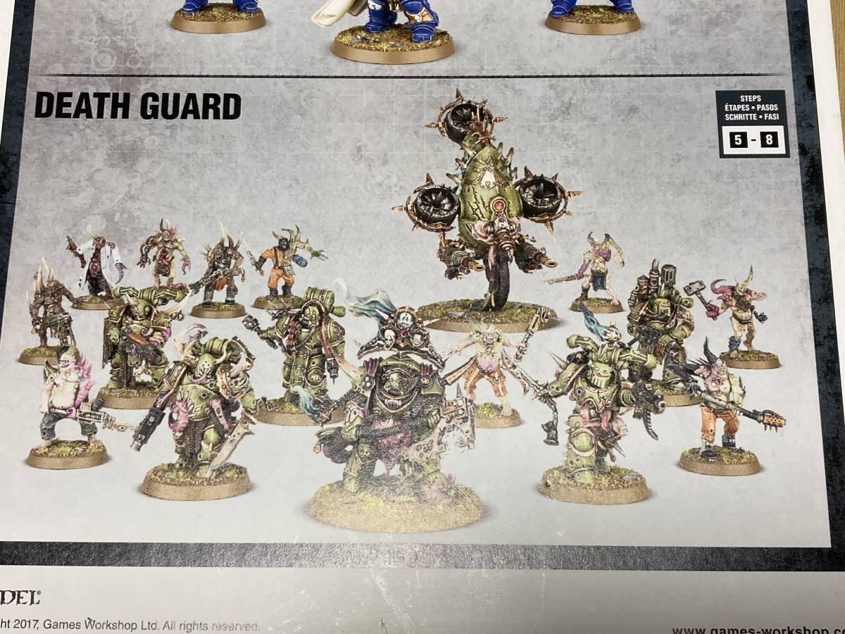 ウォーハンマー40K warhammer KNOW NO FEAR デスガード側 +不潔なる  