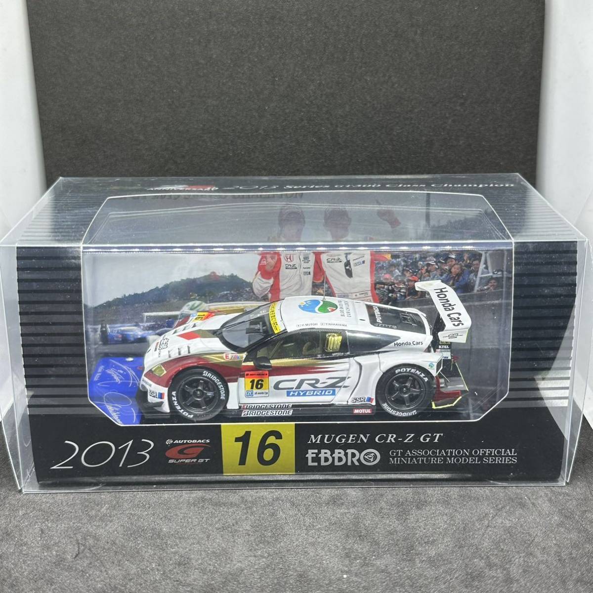 1円スタート】EBBRO 1/43 MUGEN CR-Z GT SUPER GT300 2013 Champion