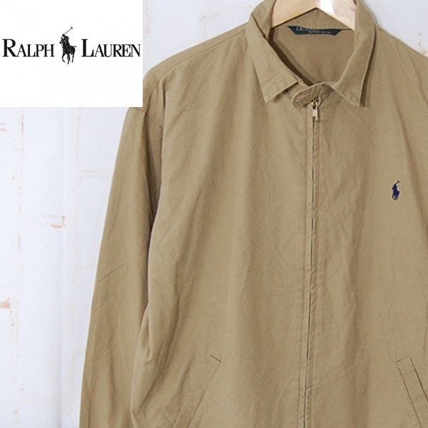 ポロラルフローレン Polo Ralph Lauren■コットンジップジャケット/ナイガイ■■ベージュ系 ※NK3719341