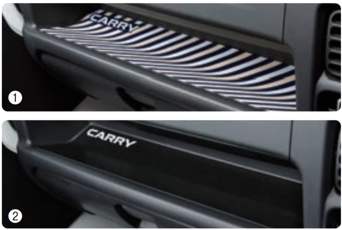 キャリイ スーパーキャリイ DA16T：純正 インパネトレーマット(カラー選択)