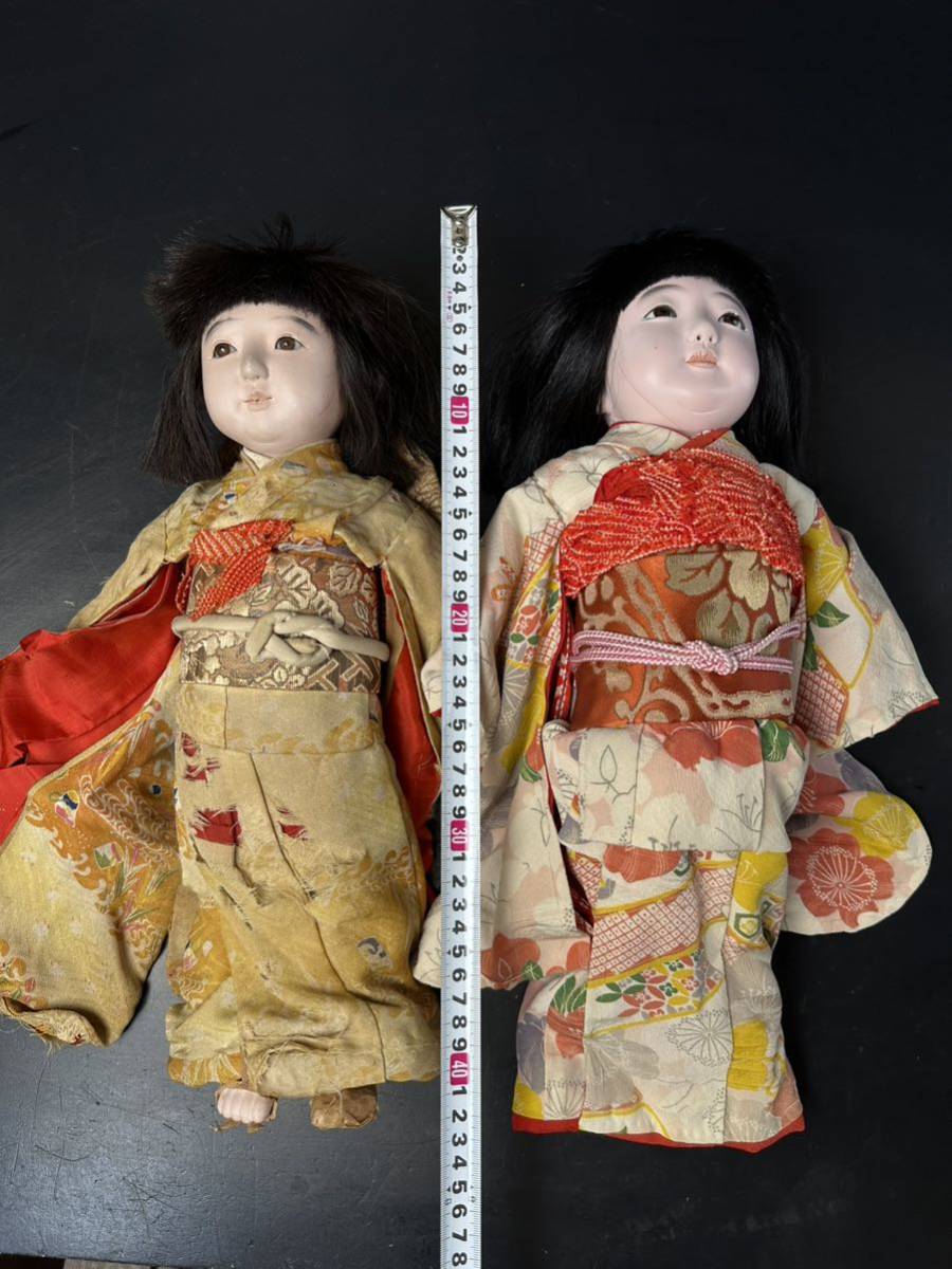 日本人形7女児2体