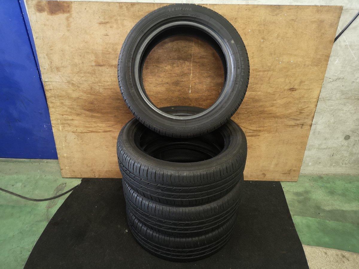 □ タイヤ 4本 イエローハット エコファイン 165/55R14 2022年製 低