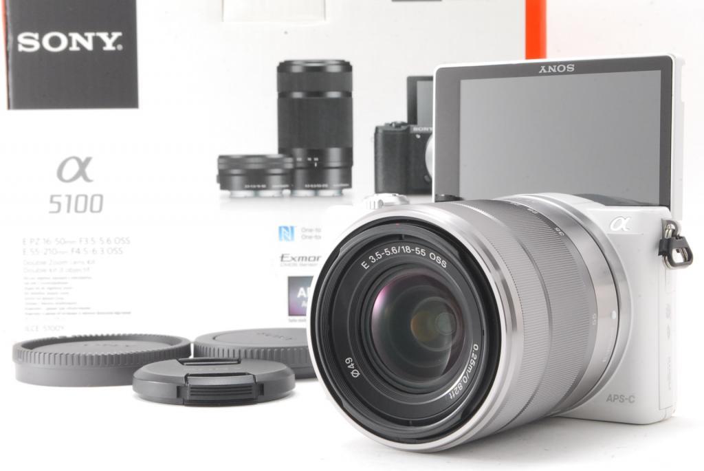 SONY ソニー α5100 ホワイト レンズキット 新品SD32GB付き ショット数