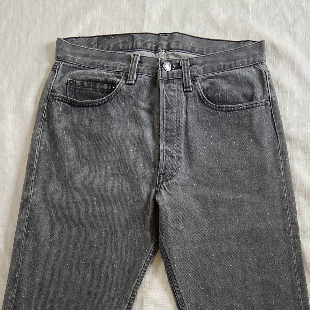 ギャラクティックウォッシュ 黒 80sビンテージ LEVIS501 USA製 先染め 