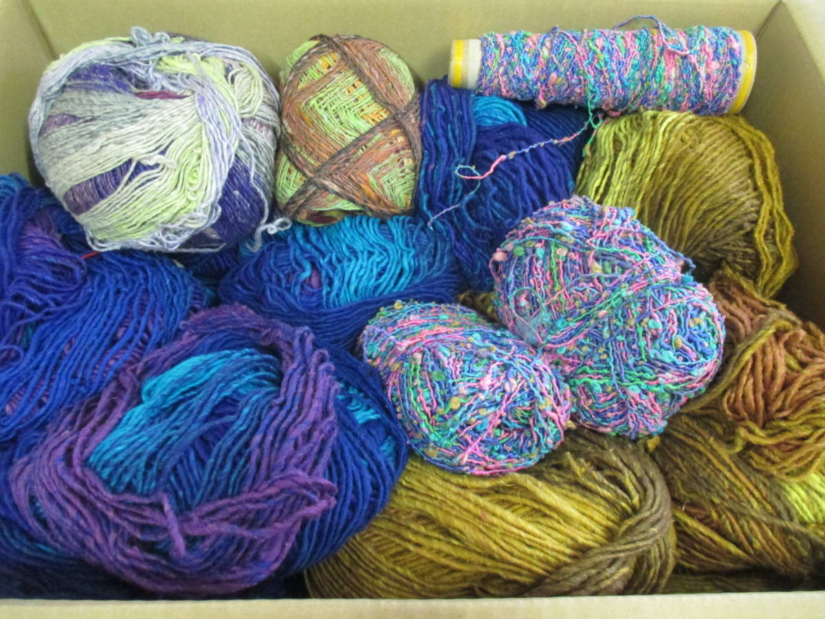 絹紡スレットカスリ（レンガ×カラシ系） 1153 糸 ◇ カスリいろいろ