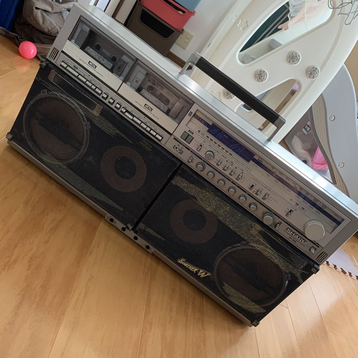 SHARP Sharp Cassette Stereo FM - シャープ AM⁄FM FM⁄AM ⁄ ラジカセ