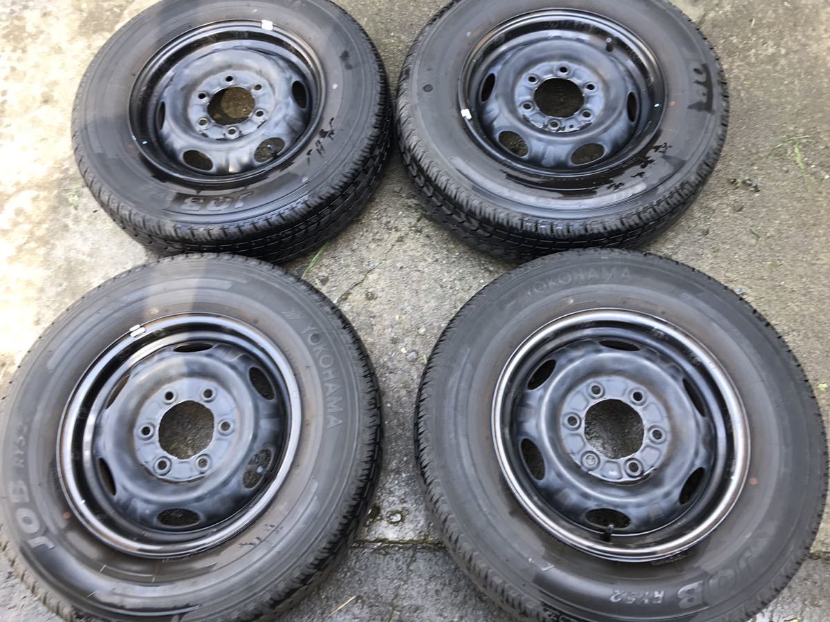 中古 日産 キャラバン 純正15インチ 夏タイヤセット 195/80/15LT