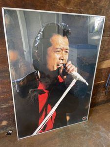 矢沢永吉 ポスター B1サイズ 当時物 フレーム付き 激レア