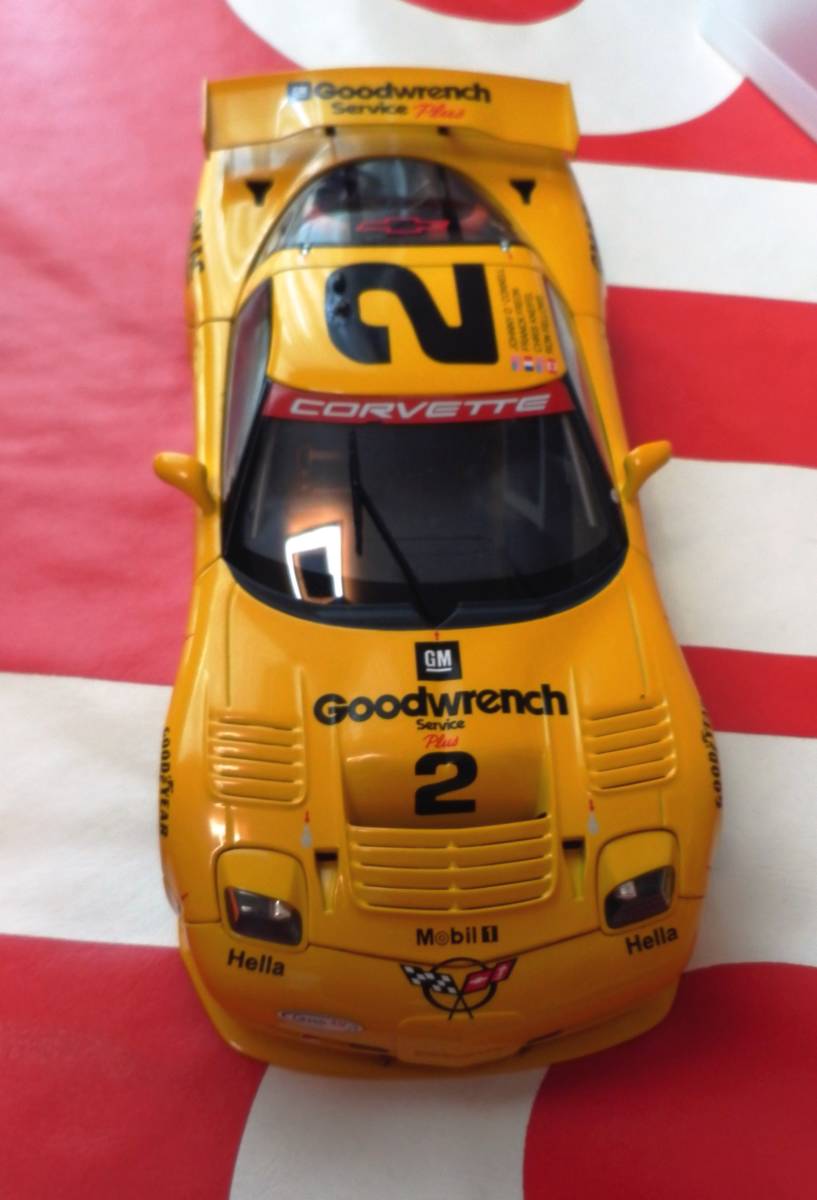 1&frasl;18 オートアート シボレー AUTO art オートアート 1/18 CORVETTE C5-R AUTOART 専用 ガラスケース 保管品 正規品