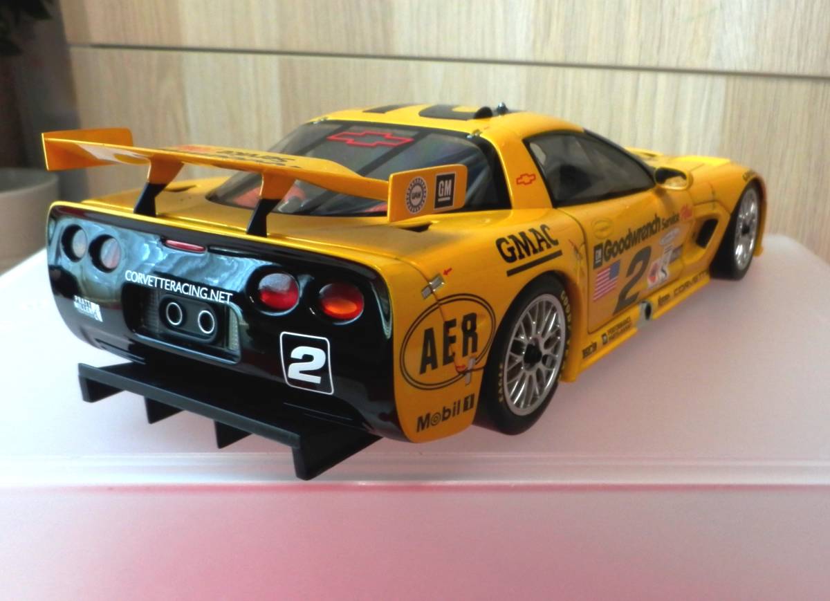 1&frasl;18 オートアート シボレー AUTO art オートアート 1/18 CORVETTE C5-R AUTOART 専用 ガラスケース 保管品 正規品
