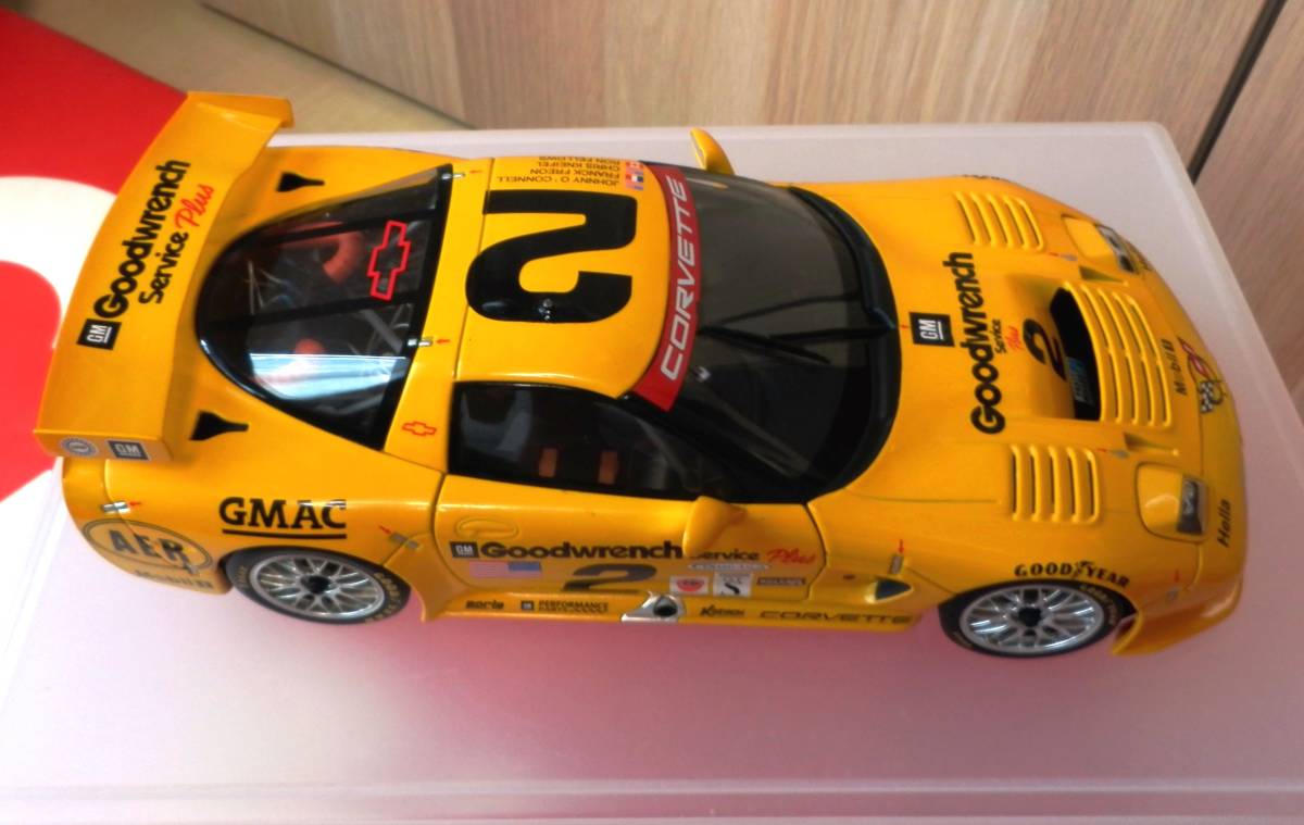 1&frasl;18 オートアート シボレー AUTO art オートアート 1/18 CORVETTE C5-R AUTOART 専用 ガラスケース 保管品 正規品