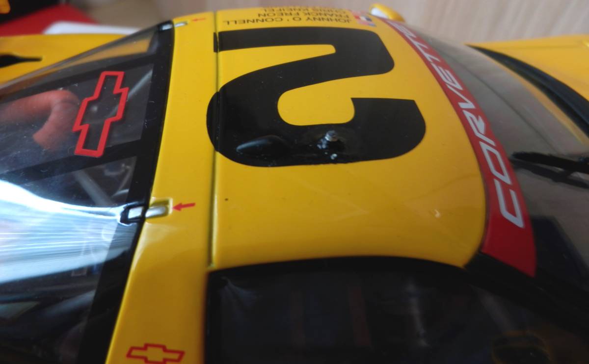 1&frasl;18 オートアート シボレー AUTO art オートアート 1/18 CORVETTE C5-R AUTOART 専用 ガラスケース 保管品 正規品