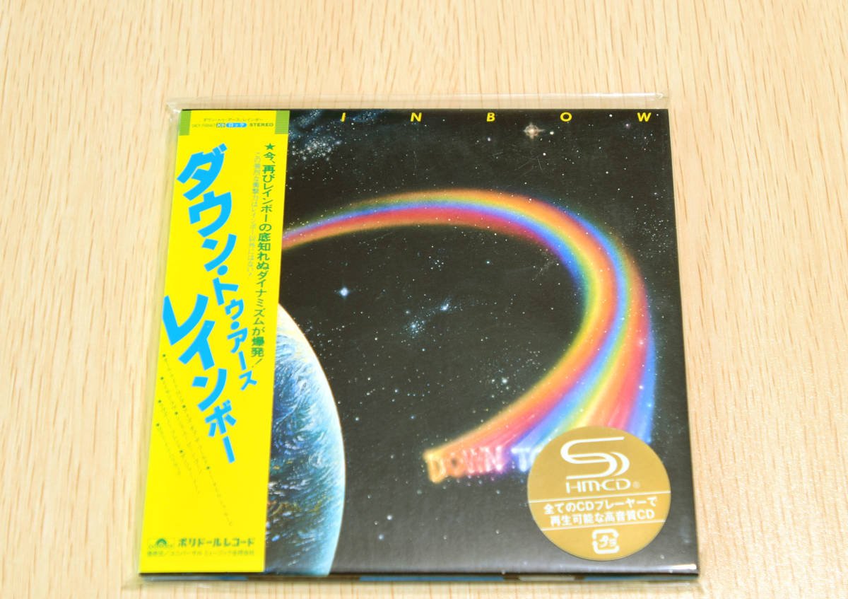SHM-CD紙ジャケット レインボー ダウン・トゥ・アース デラックス