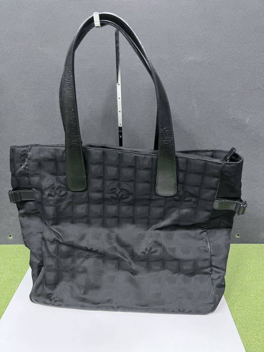 ◇【売り切り】CHANEL シャネル ココマーク ニュートラベル ライン ナイロン トートバッグ 