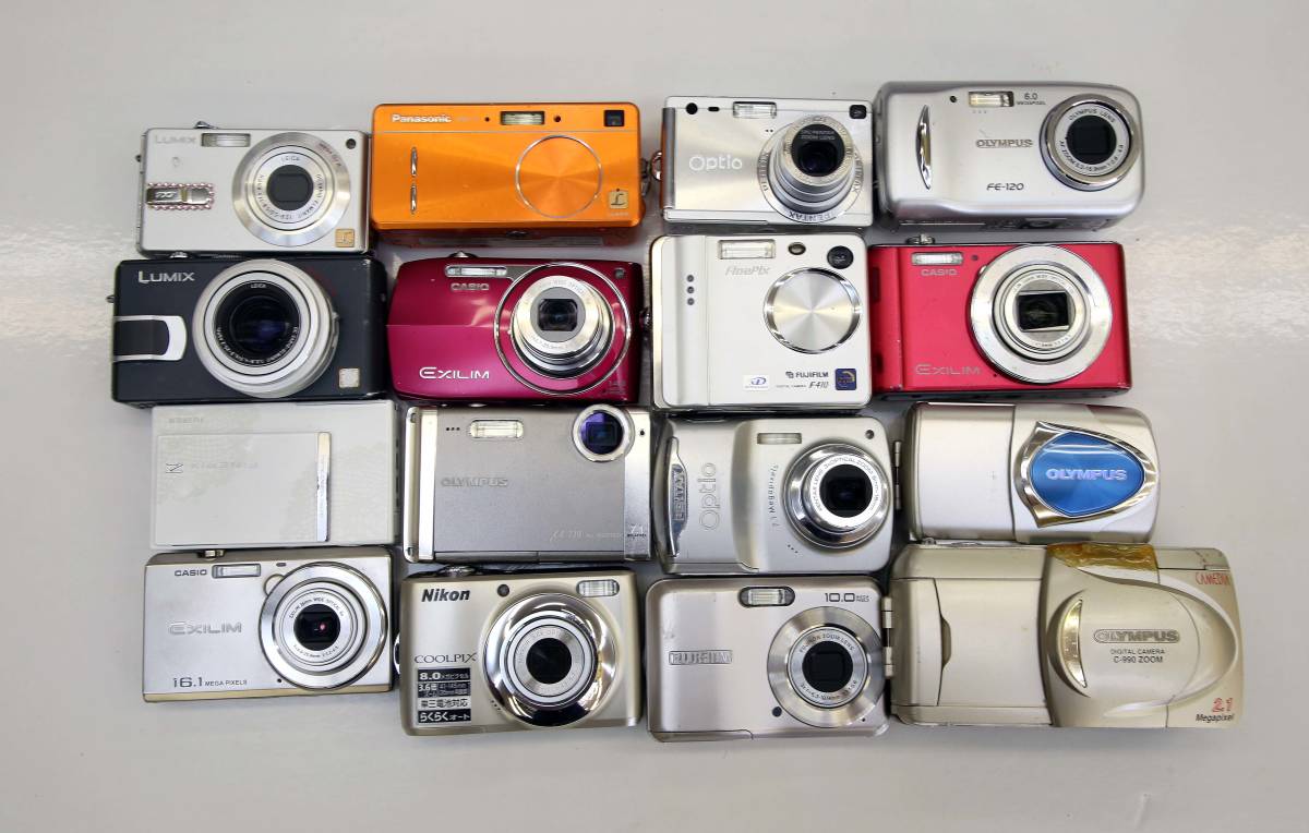 Nikon OLYMPUS Canon 9点まとめて コンパクトデジカメ CyberShot