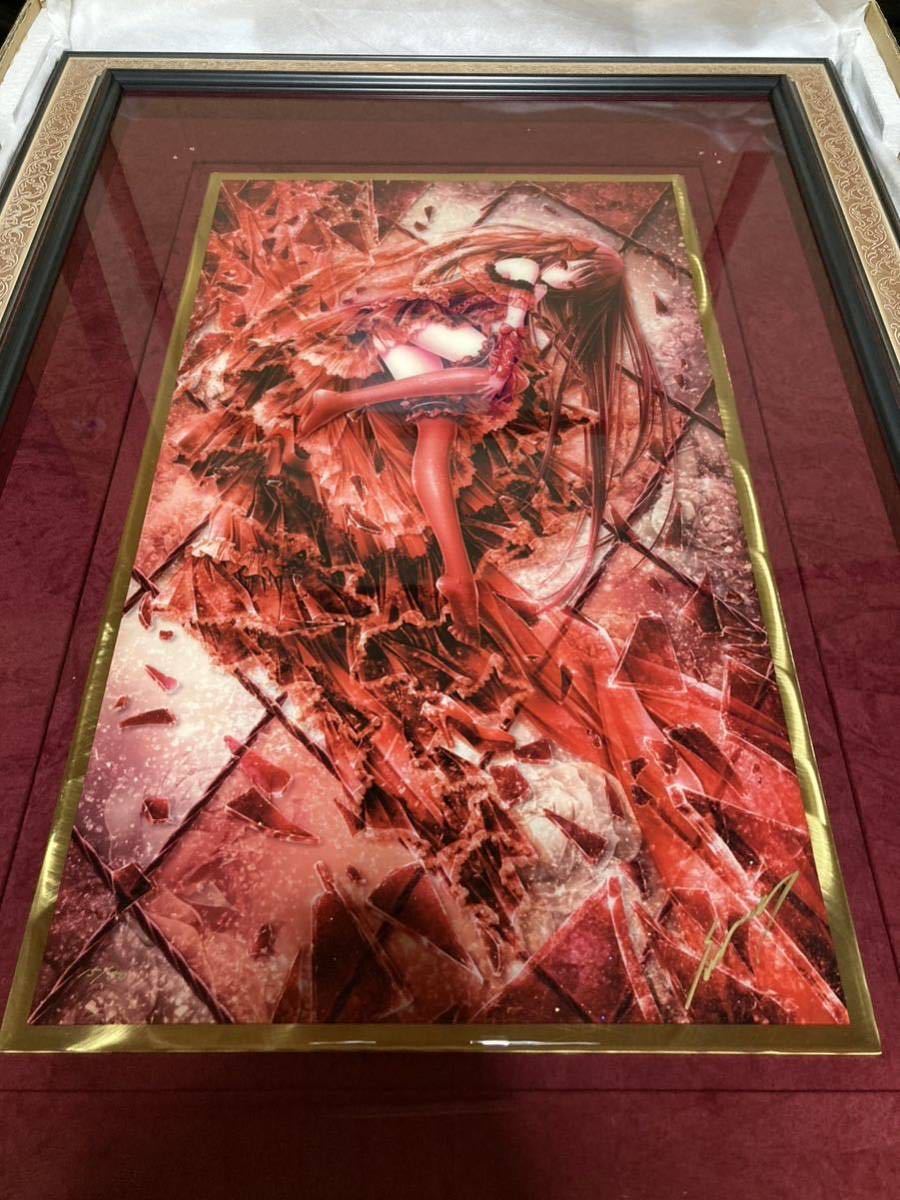 てぃんくる版画 「RED ROSE WORLD-SPECULAR COLLAPSE…