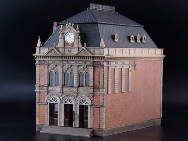 KIBRI ストラクチャー 駅舎の一部 B HOゲージ