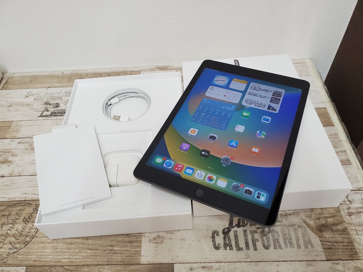 Apple iPad 第7世代 128GB Wi-Fiモデル MW772J/A スペースグレイ 大