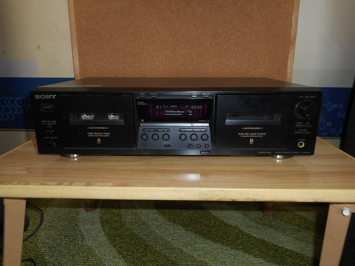 SONY ソニー カセットデッキ TC-K61 限定 修理済 全機能動作 美品 SONY ソニー カセットデッキ TC-K61 限定 修理済 全機能動作 美品