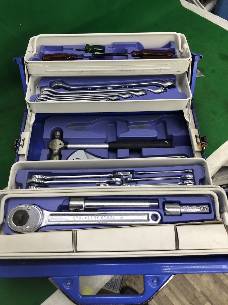 中古品】KTC HIGHEST QUALITY TOOLS ツールボックス 工具セット