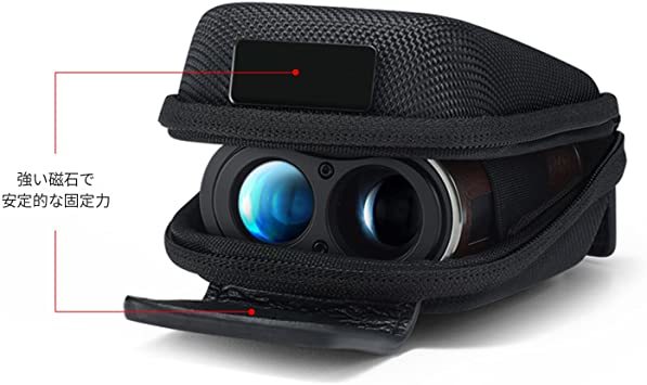 ○新品○ MFブラック 【J100・J300・J1000対応】マグネット式ハードケース6R-LMゴルフ用距離計 専用高級ケース EVA収納ケース カラ_7