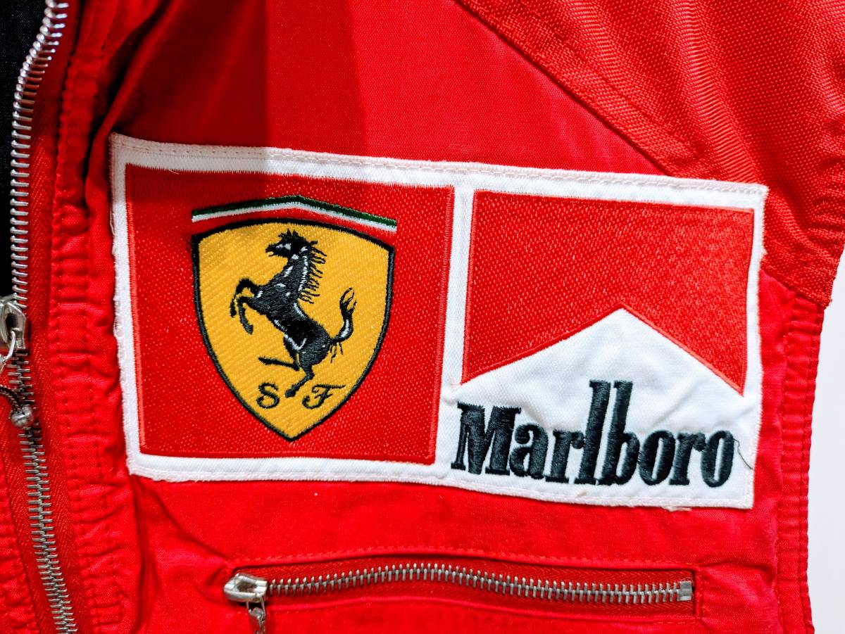 フェラーリF1チーム支給ブルゾンマルボロほか豪華刺繍 フェラーリF1チーム支給ブルゾンマルボロほか豪華刺繍