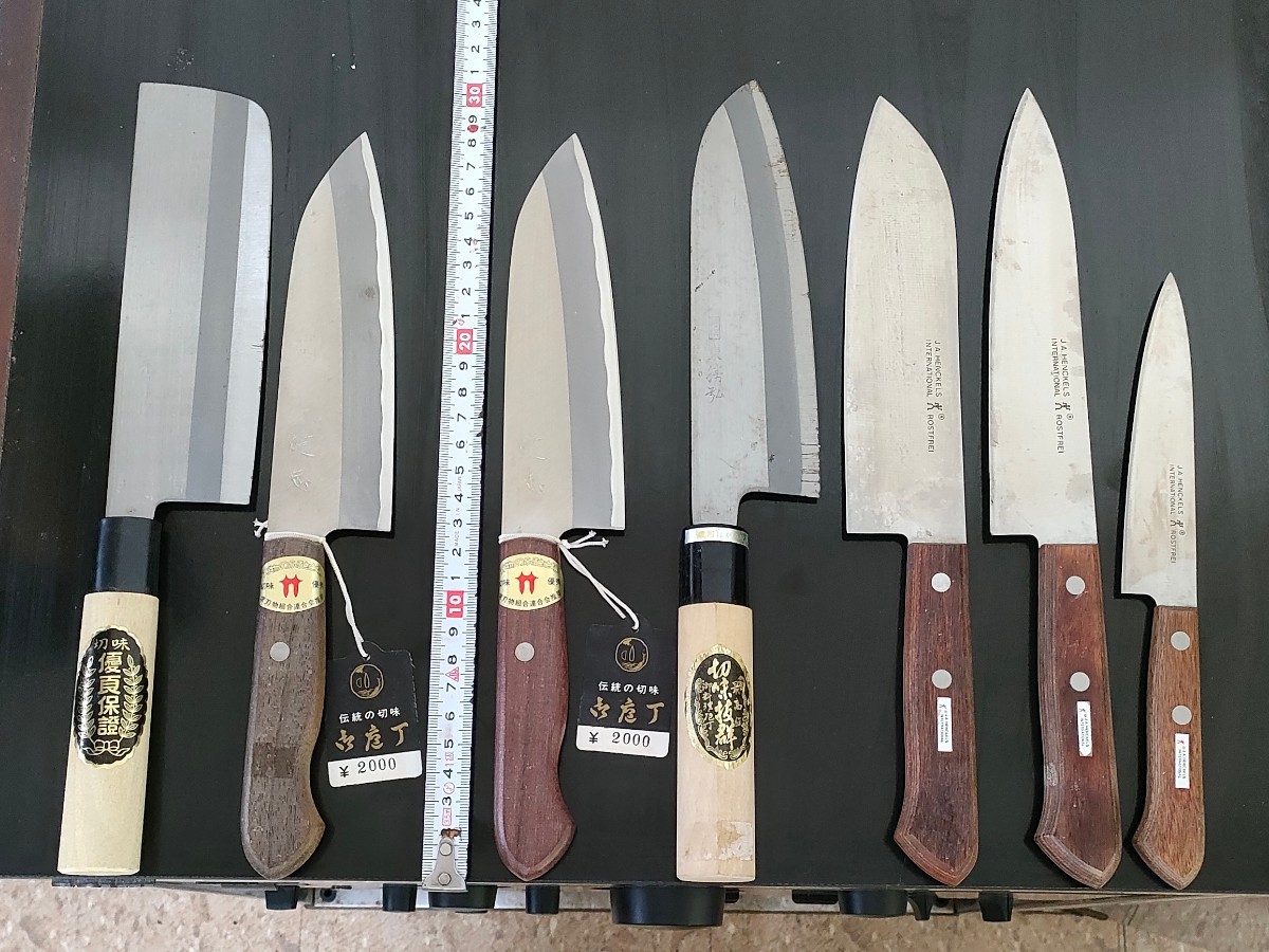 本物保証，新作 料理包丁 まとめて7点 包丁 刃物 調理器具 /(包丁)｜売買されたオークション情報、yahooの商品情報をアーカイブ公開 - オークファン 包丁