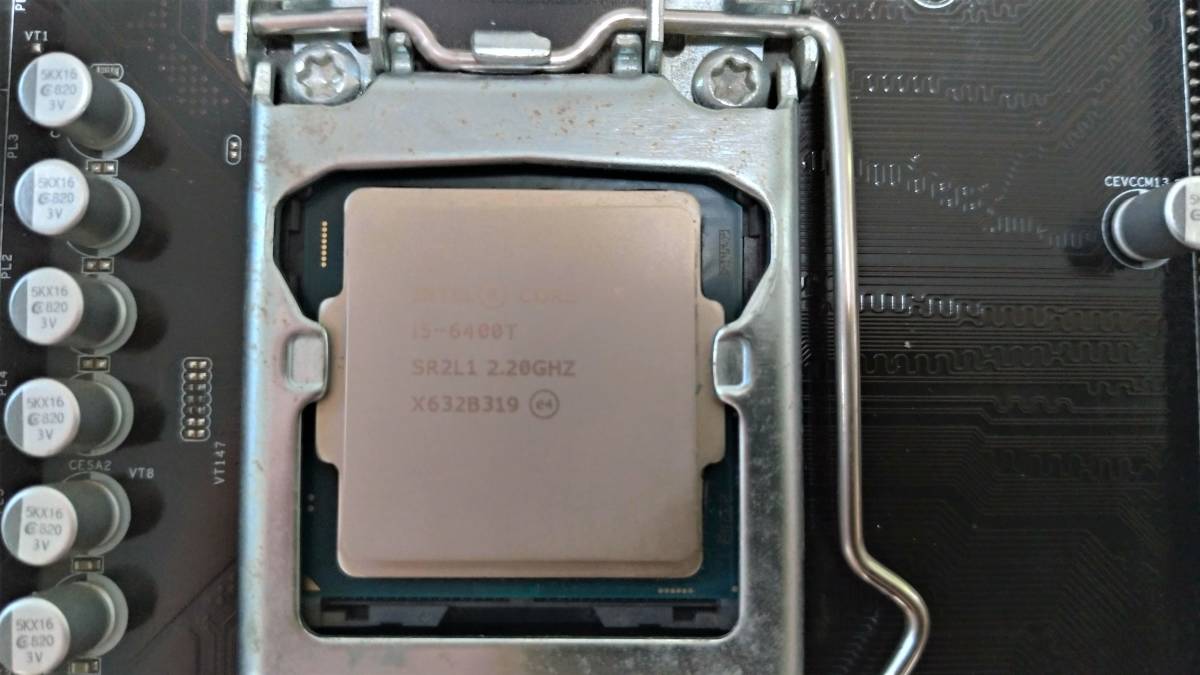 ジャンク】ASROCK H110 PRO BTC+ と Intel I5 6400T CPU と WD BLUE M.2 SATA