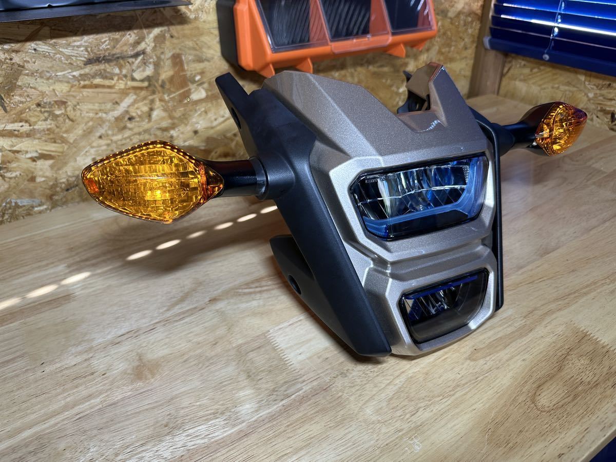 グロム GROM JC75 純正ヘッドライト ウインカー、カウル付き グロム