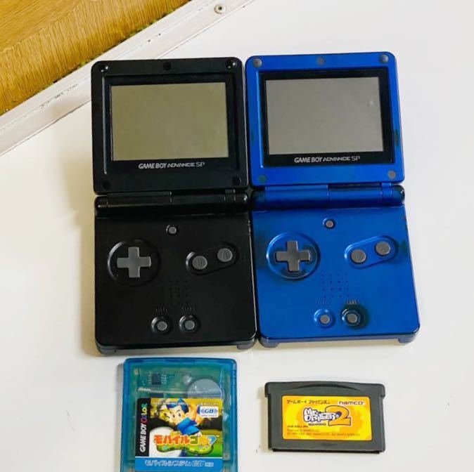W-0033.現状ジャンク 箱無 GBA ゲームボーイアドバンスSP AGS-001