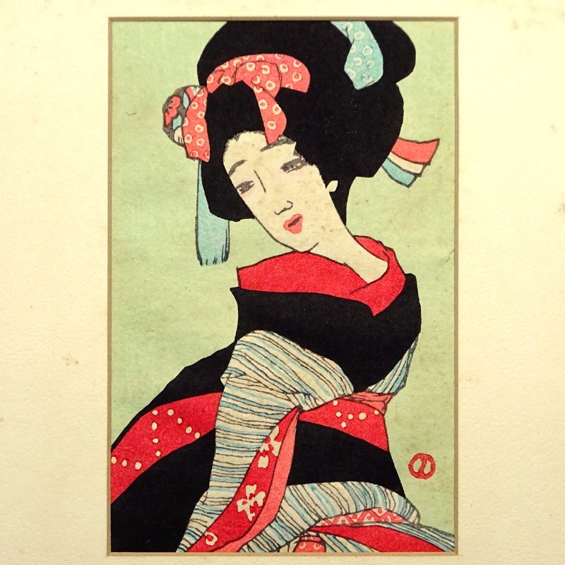 渡*店様 美品 池田修三「みのり」木版画 直筆サイン1986年製作 渡*店様