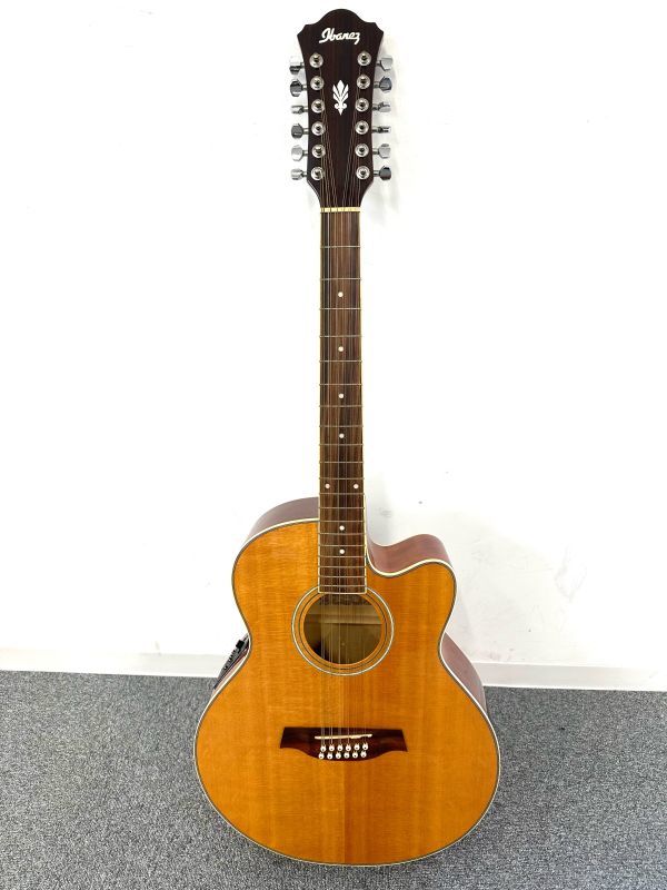 G053-G1-867 Ibanez アイバニーズ AEL1512E-NT1201 エレアコ ギター 12 
