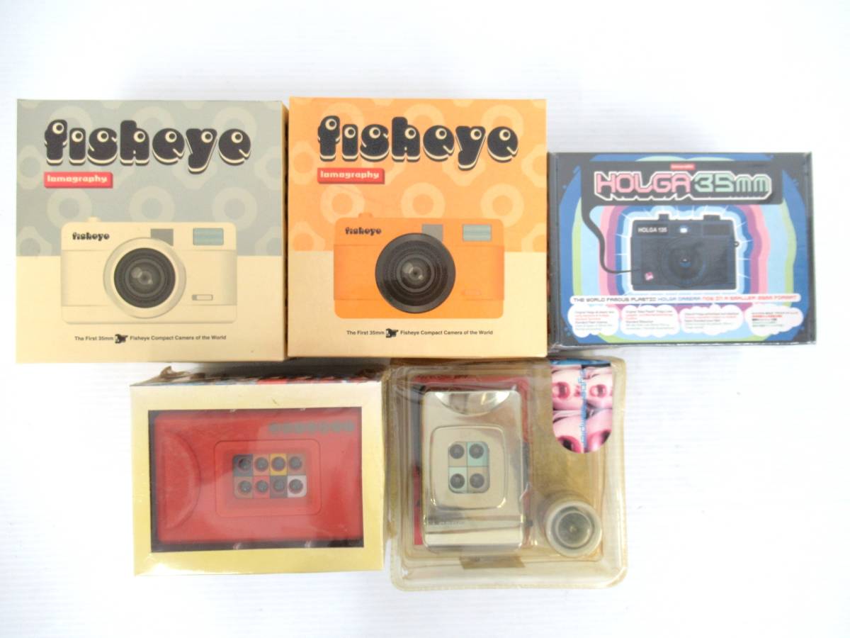LOMOGRAPHY/ロモグラフィ】未①172//未使用箱付きトイカメラ5台