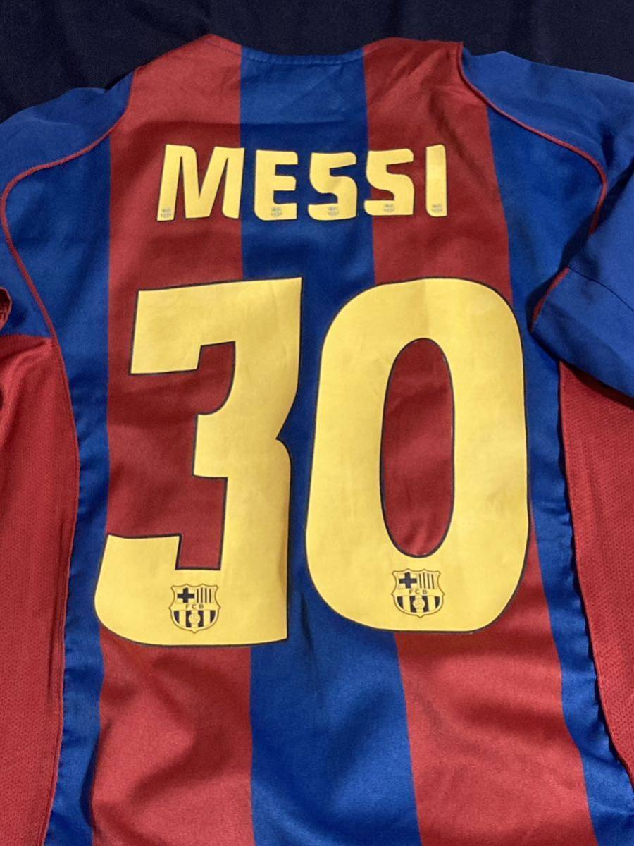 バルセロナ 04⁄05 #30 メッシ ユニフォーム デビュー戦 - メルカリ