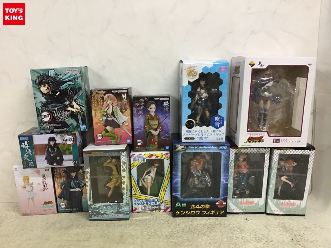 1円〜 同梱不可 ジャンク エクストラフィギュア等 とある魔術の禁書目録、北斗の拳、偽物語、鬼滅の刃 他