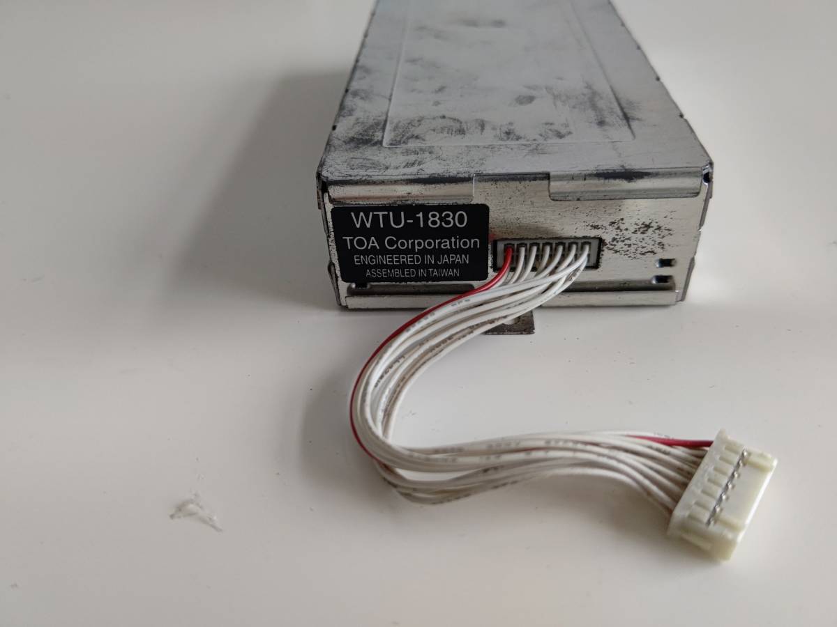 TOA ワイヤレスチューナーユニット WTU-1830(中古品) 【公式通販】