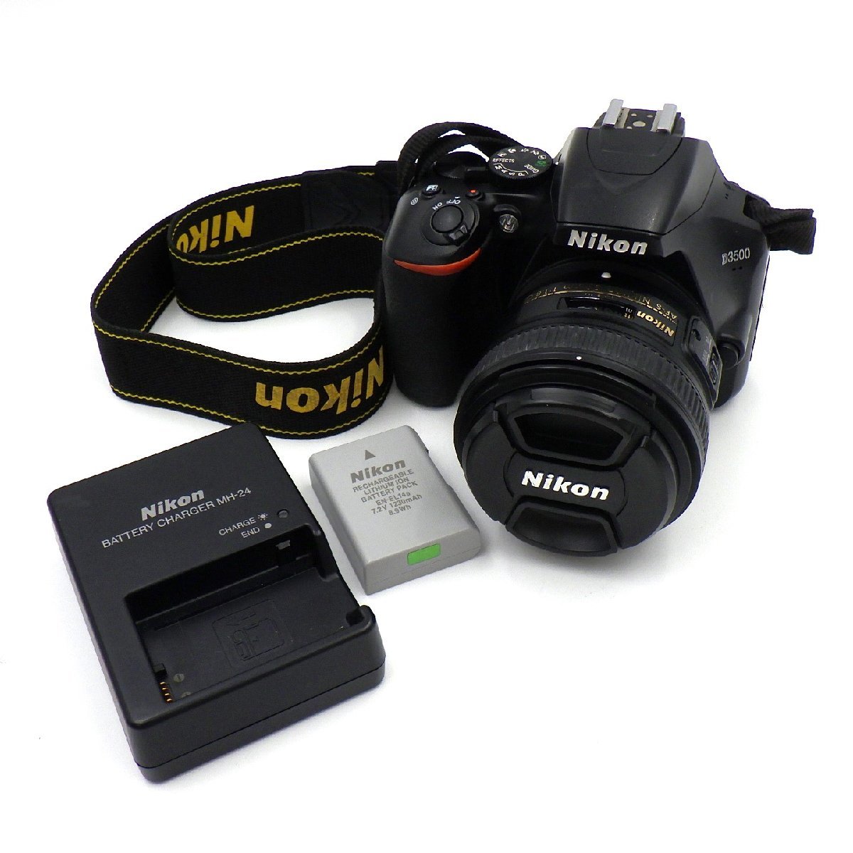 1円～ Nikon ニコン D3500 一眼レフカメラ AF-S NIKKOR 50mm 1:1.8G 他 