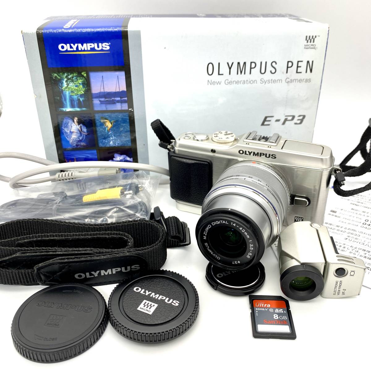 ○ OLYMPUS PEN E-PL1 オリンパス ペン ミラーレス一眼カメラ ホワイト