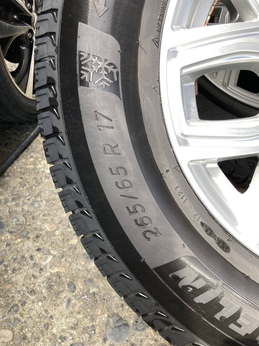 プラド　後期　17インチ スタッドレス ミシュラン X-ICE 265/65R17 ハイラックス サーフ プラド 後期 17インチ スタッドレス ミシュラン X-ICE 265/65R17