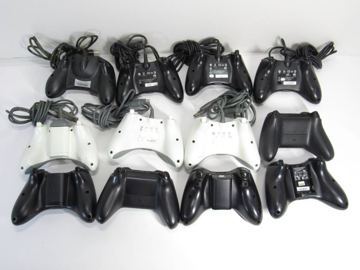 T-516 XBOX コントローラー 12点まとめ ワイヤレス 無線 有線 ブラック