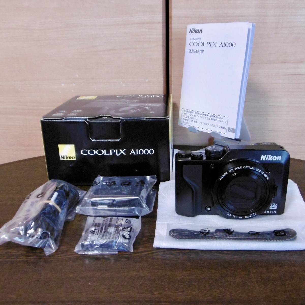 ■ニコン・広角からの35倍ズーム NIKON COOLPIX A1000（黒）極上！■