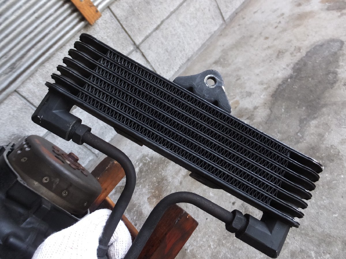 cb450n オイルクーラー　バブ CB450N 純正 当時物 実動エンジン 6速 オイルクーラー付き PC14 HONDA