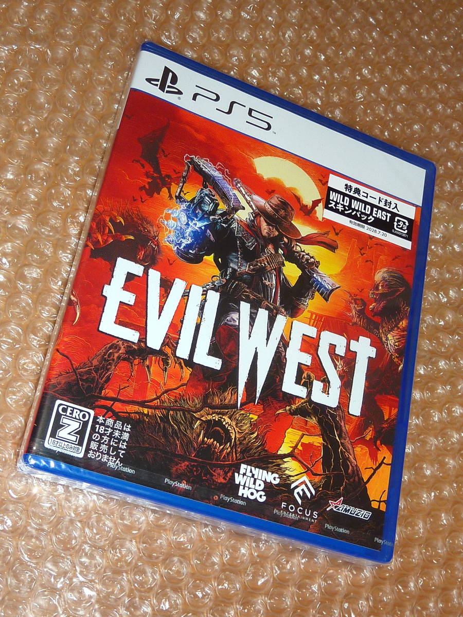 1円～★PS5 ソフト　イービルウェスト Evil West　特典コード封入版　新品未開封　送料無料 　検索：イビル　ウエスト