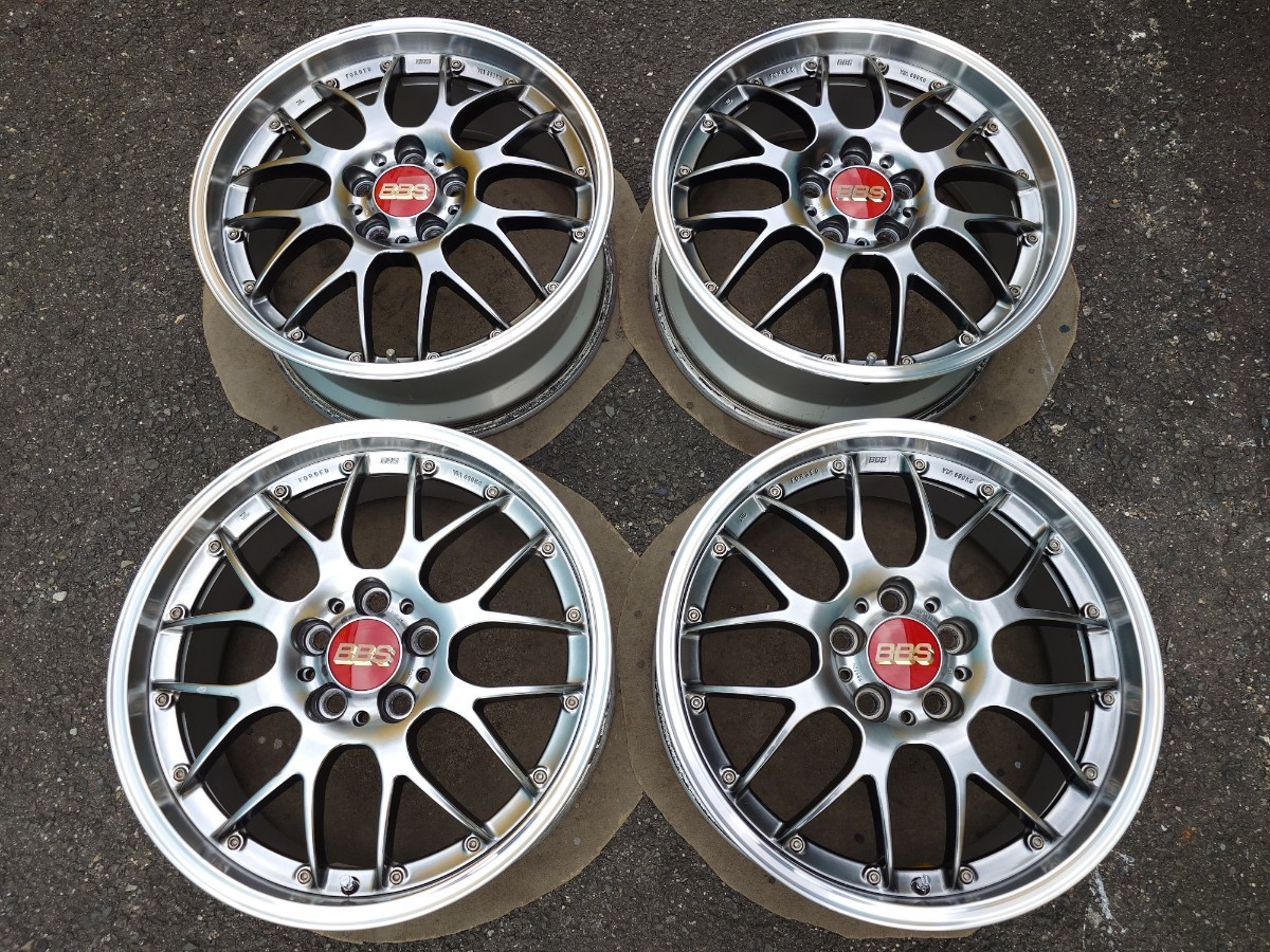 BBS BBS RS-GT 8.5J-19 +38 鍛造 BBS RS - GT 2ピース PCD114