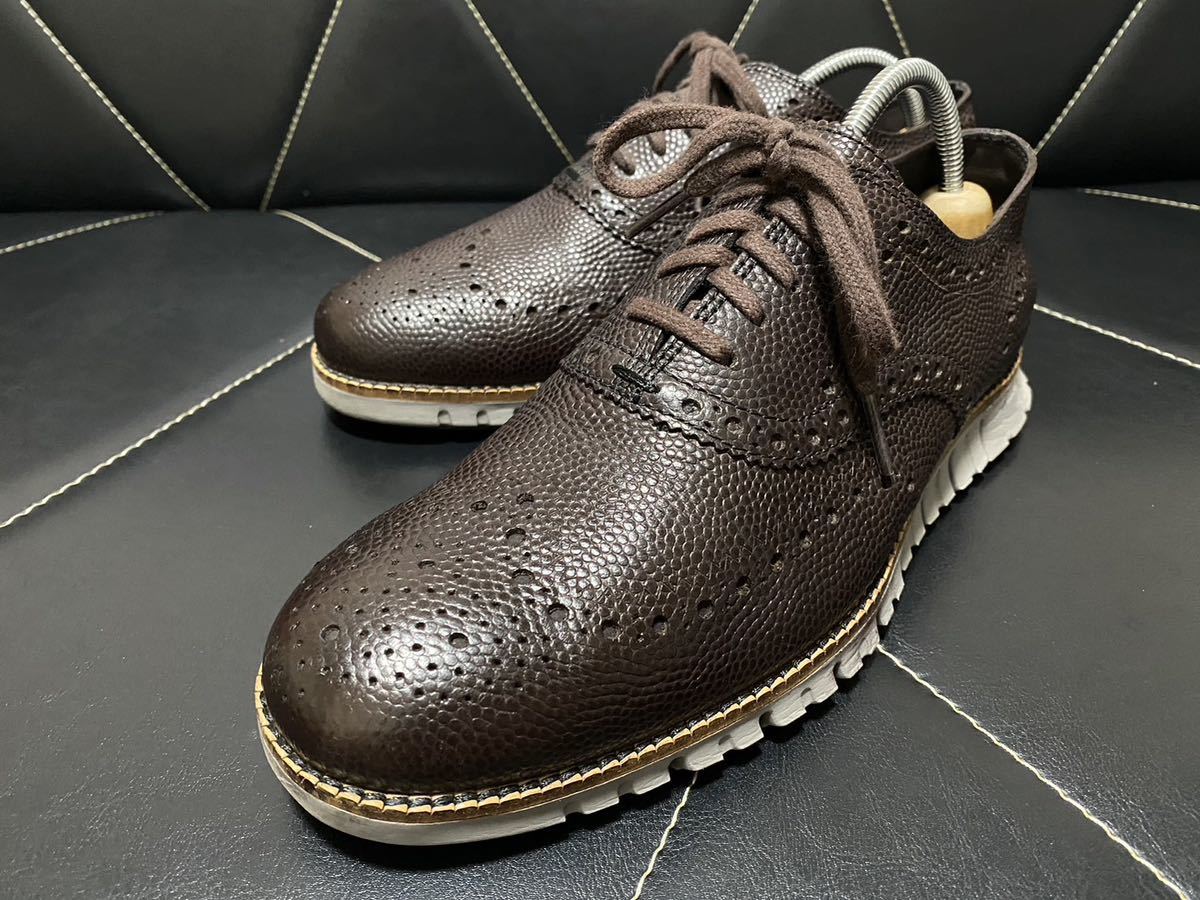 使用感少 COLE HAAN コールハーン C30328 7W/24.5cm レザーシューズ 