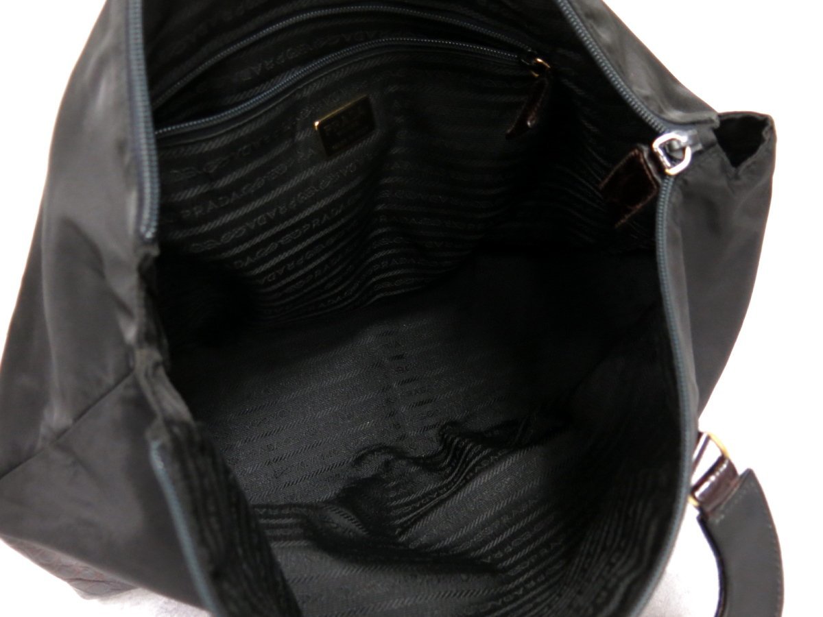 ○超美品○PRADA プラダ○メンズ○ポコノ ナイロン クロコダイル 型 